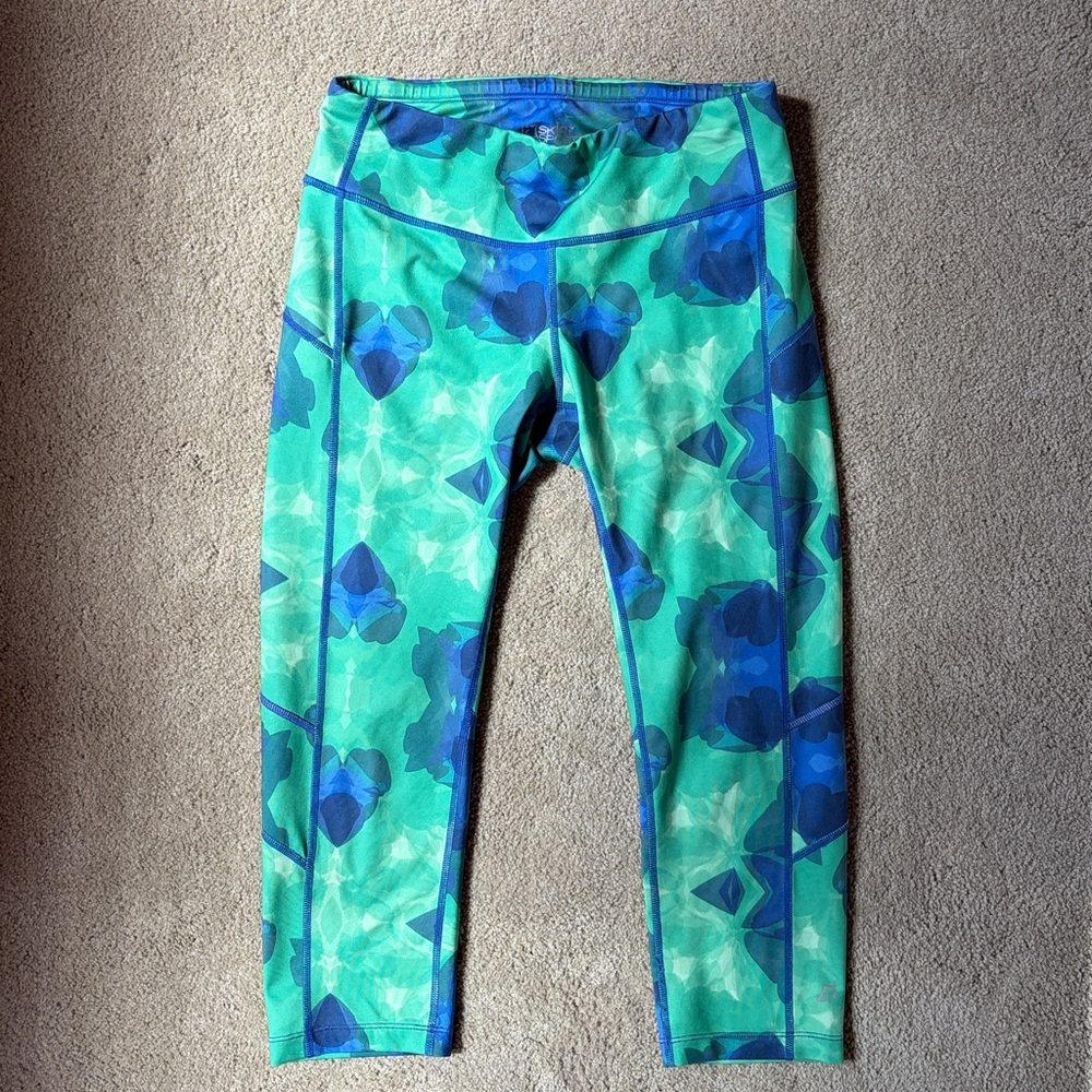 Skirt Sports Redemption Capri - Emerald City Print - Small